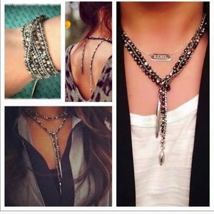 Stella & Dot mixed metal Zoe Lariat